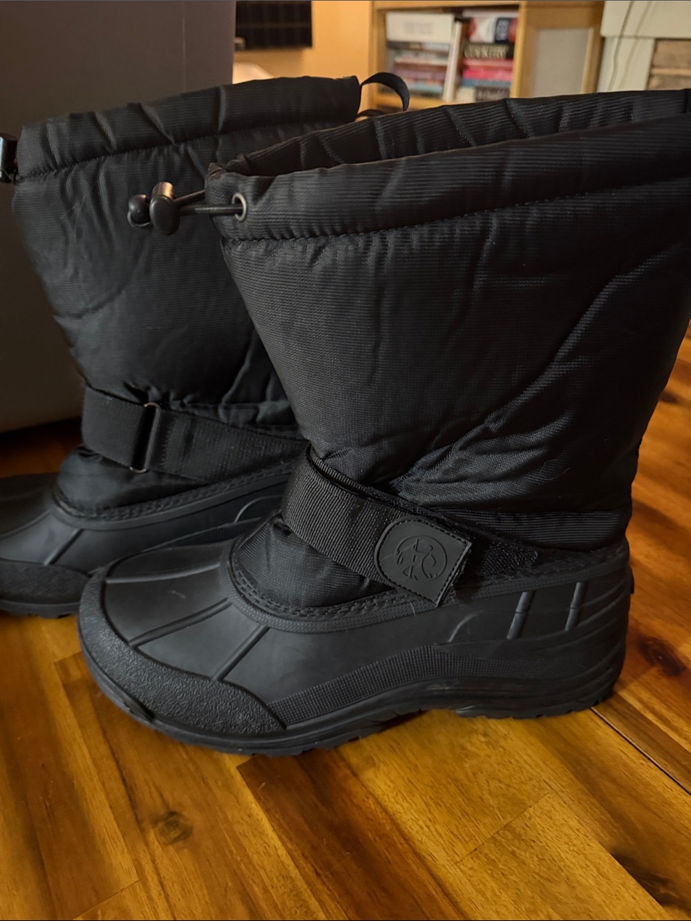 Northside Mens Black Winter Snow Boots - Insulated Waterproof